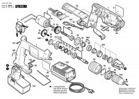 Bosch 0 601 937 442 GSB 12 VSP-2 Cordless Impact Drill 12 V / GB Spare Parts GSB12VSP-2